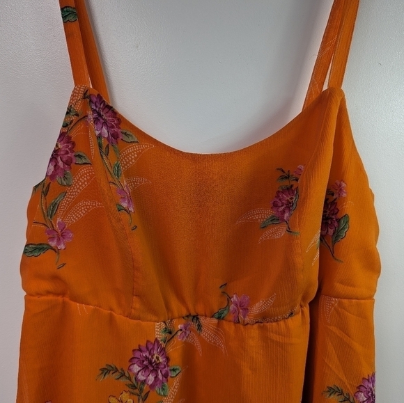Torrid Babydoll Chiffon Cami Sz 0 - Picture 3 of 9